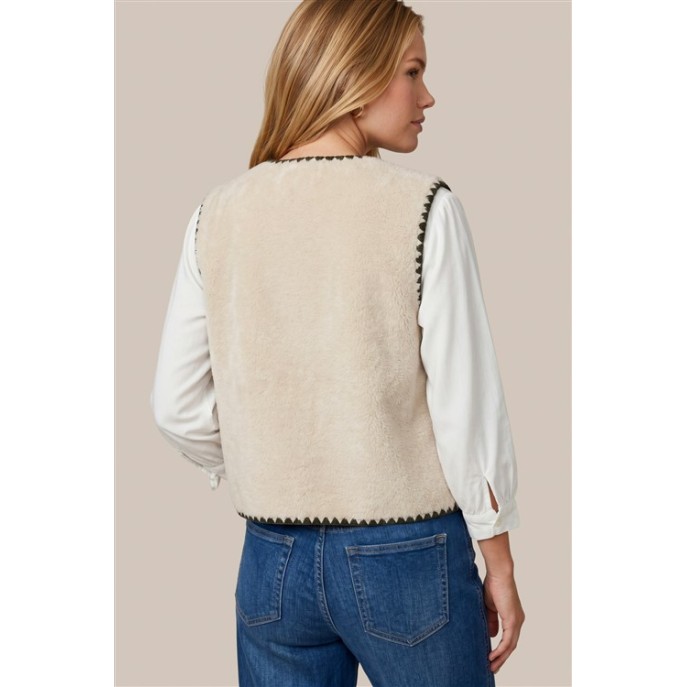 CS the Label gilet Glen Sand Black CS the Label gilet Glen Sand Black